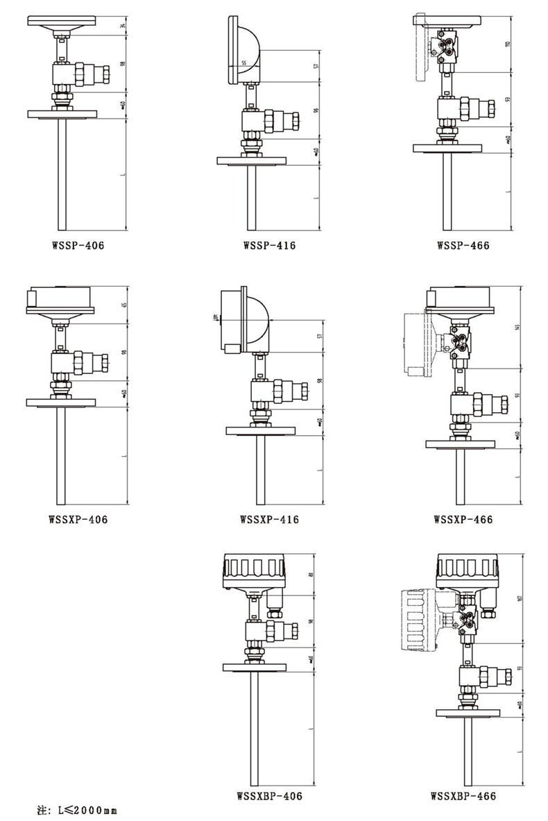 WSSX工業(yè)雙金屬溫度計(一體化型法蘭式)_雙金屬溫度計_第3張_重慶西珠儀表科技有限公司 WSSX工業(yè)雙金屬溫度計(一體化型法蘭式)_http://www.siteall.cn_雙金屬溫度計_第3張